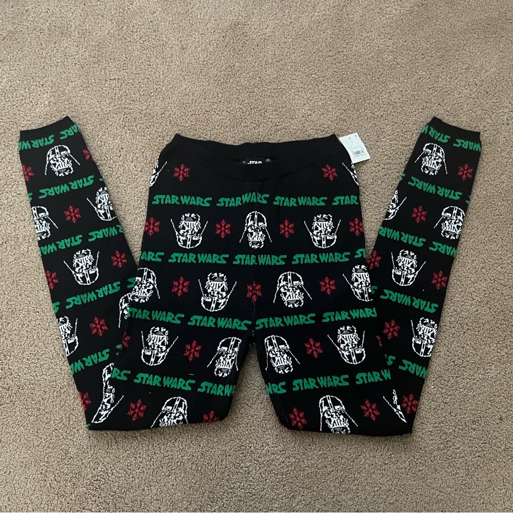 Star Wars Ugly Sweater Pants, Woman’s size medium